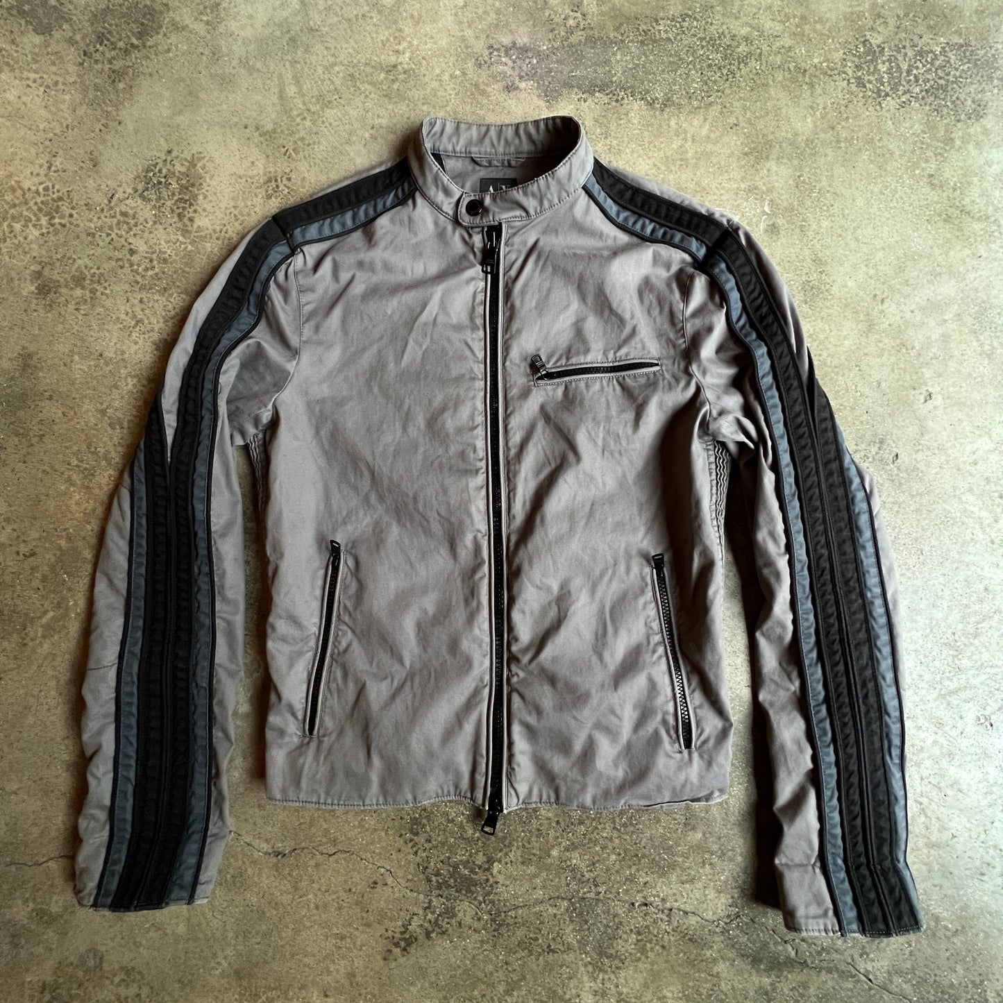 Vtg Armani Biker Jacktet