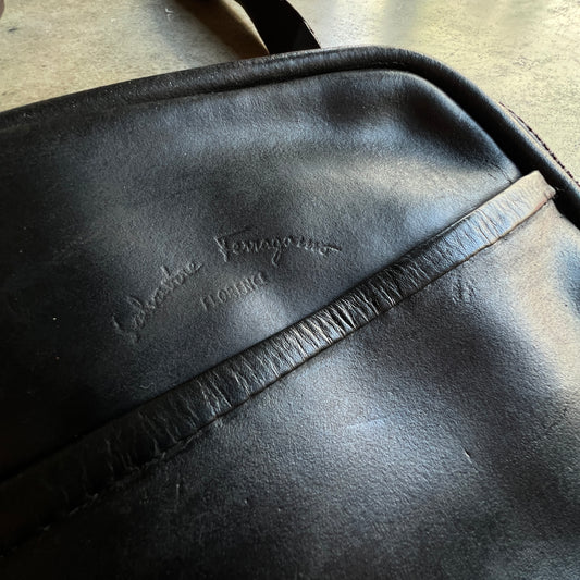 Vtg Ferragamo Crossbody Bag