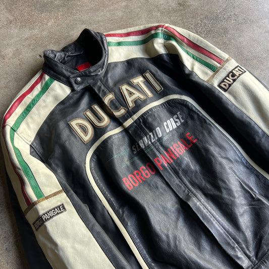 Ducati Borgo Panigale Leather Biker by Dainese