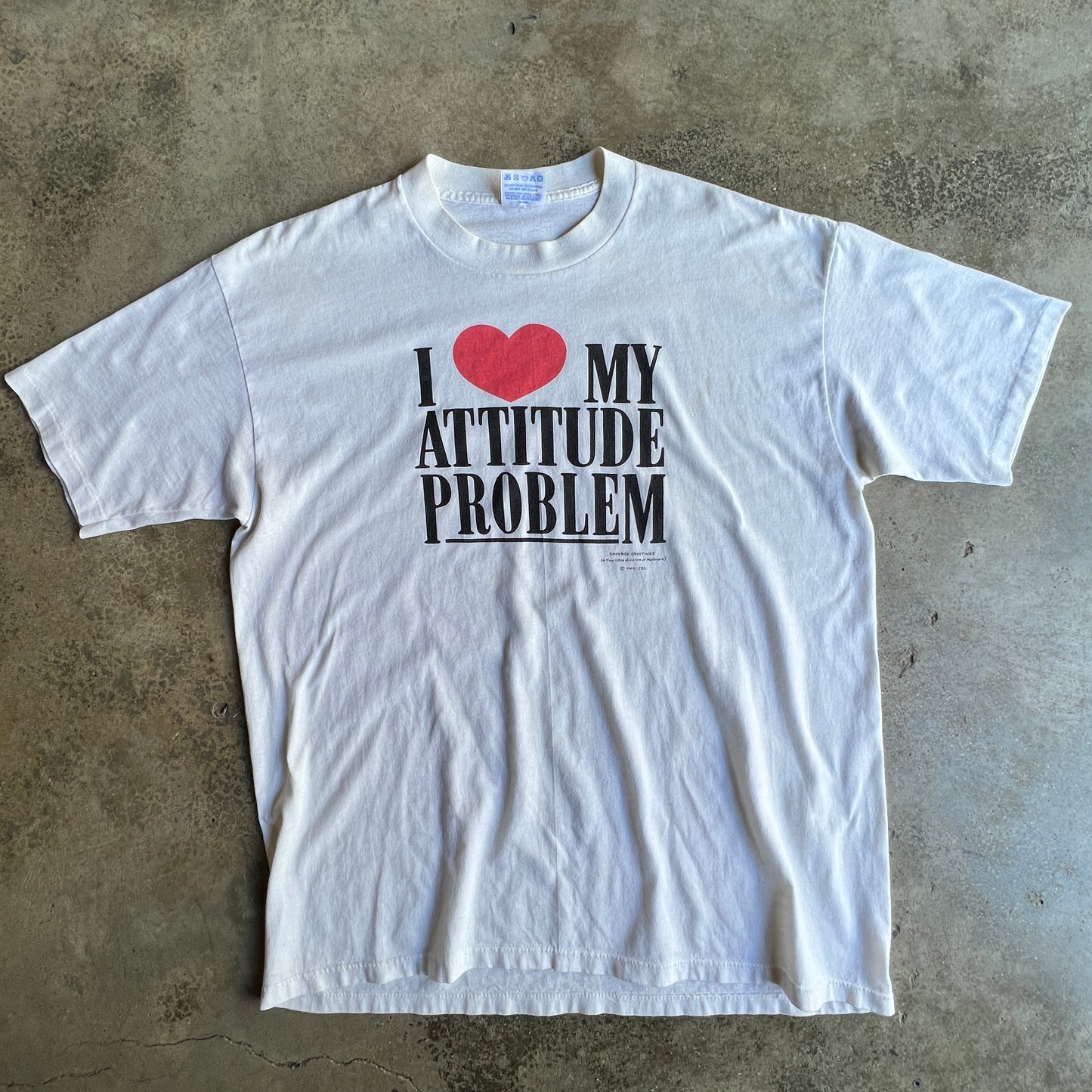 I <3 my attitude problem vtg tee