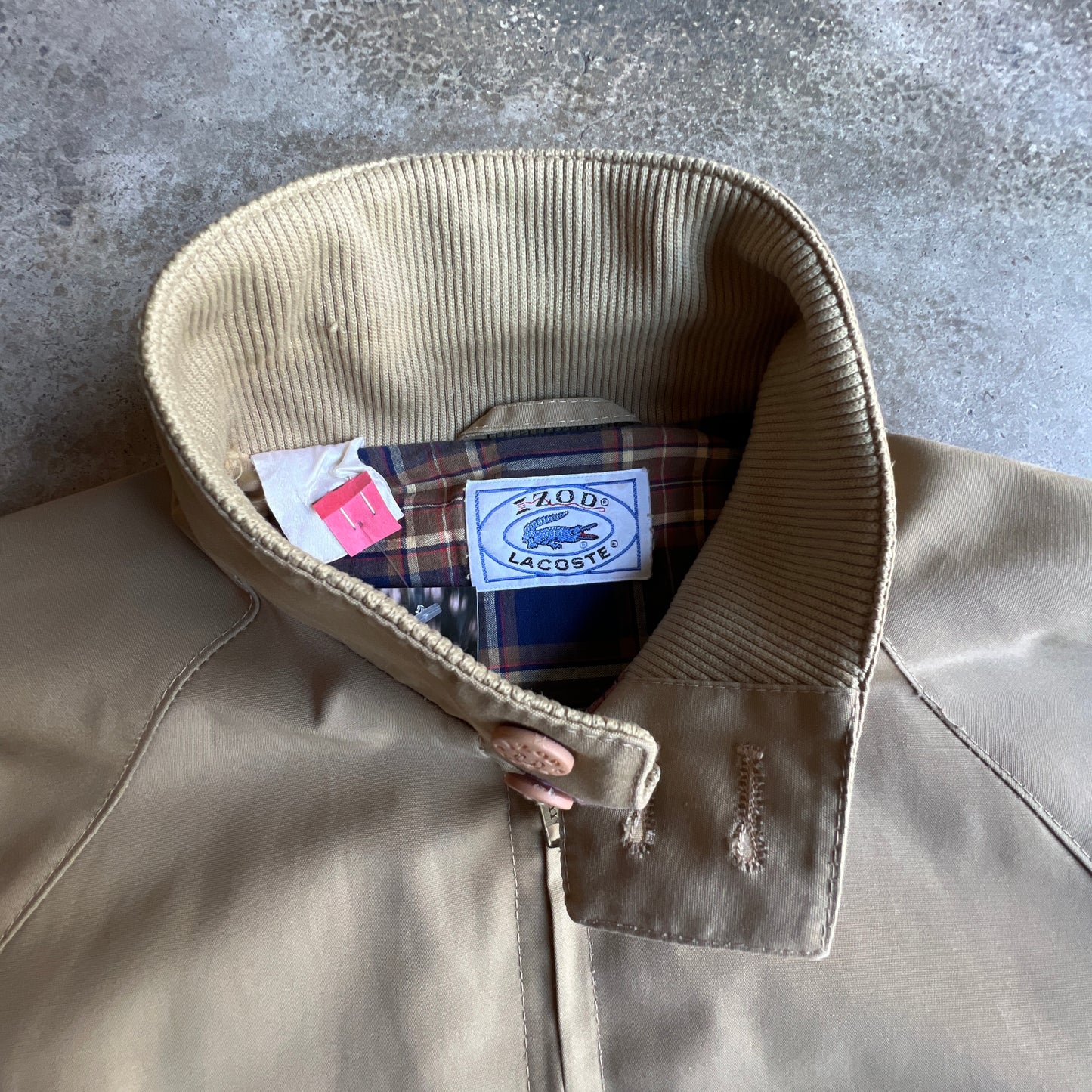 Vtg Lacoste Harrington Style