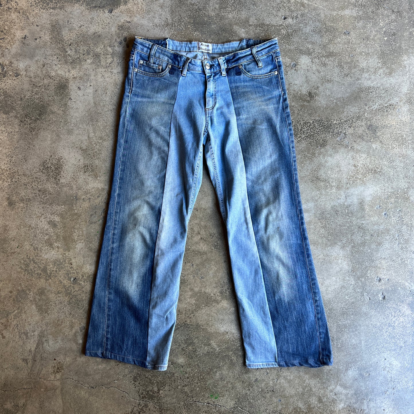 Decosntructed Denim Jeans