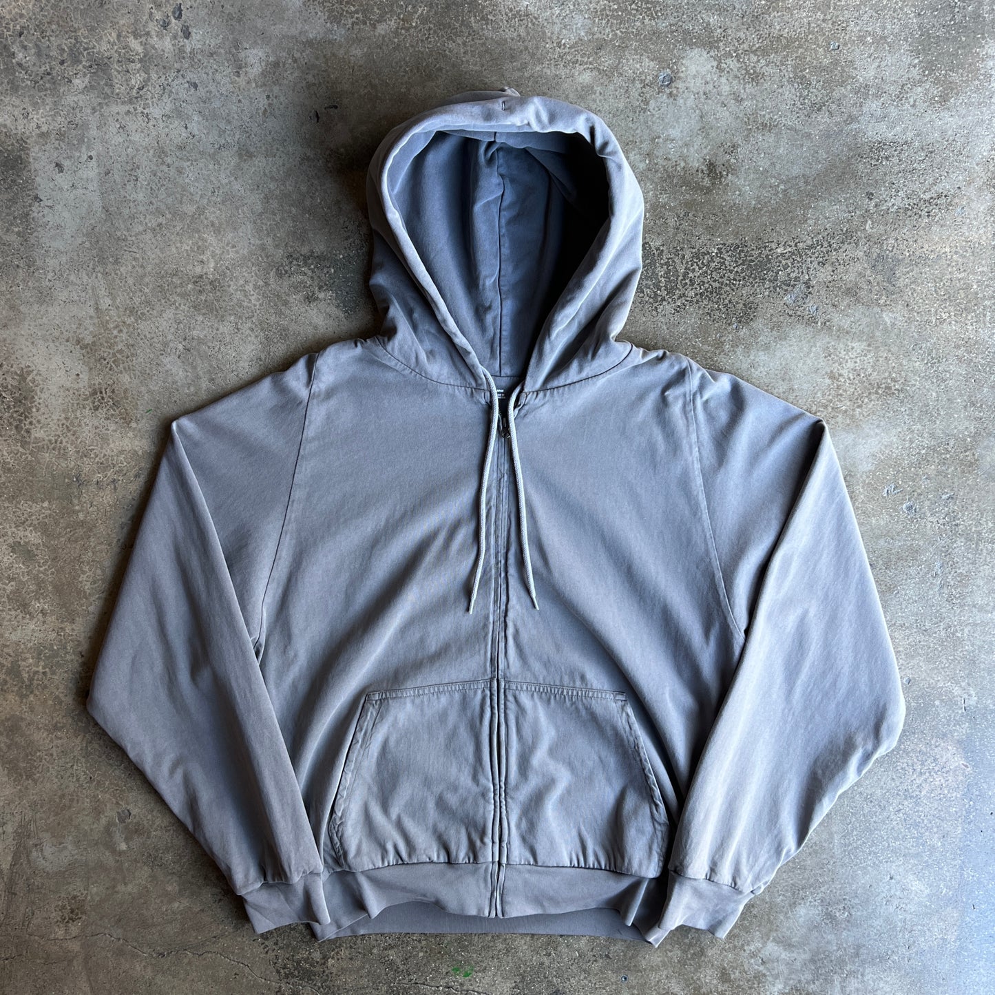Poetic Gray Zip Hoodie (L)