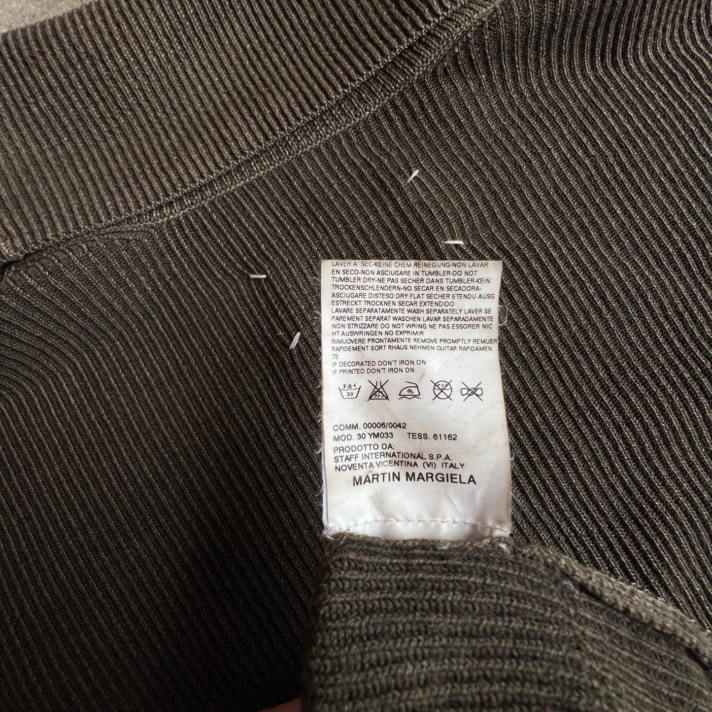 Martin Margiela rare 90’s knit turtleneck