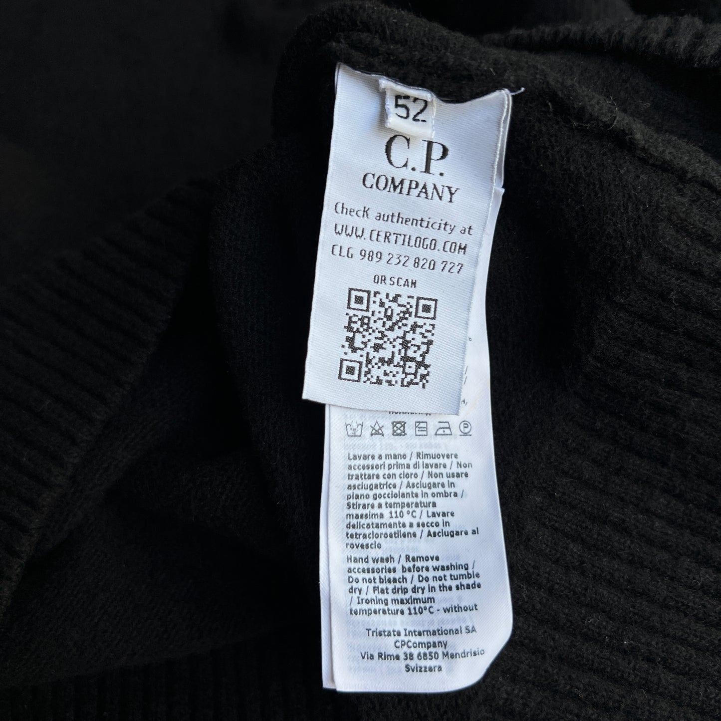 C.P. Wool Quarter Zip