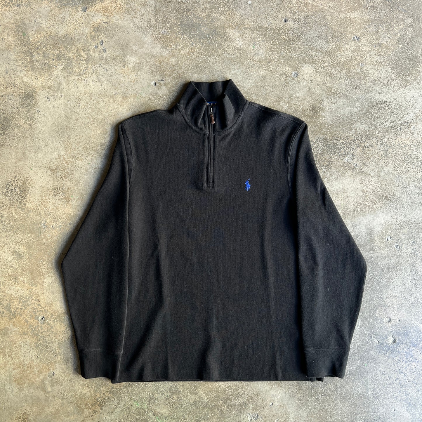 Quarter-Zip Polo Sweater