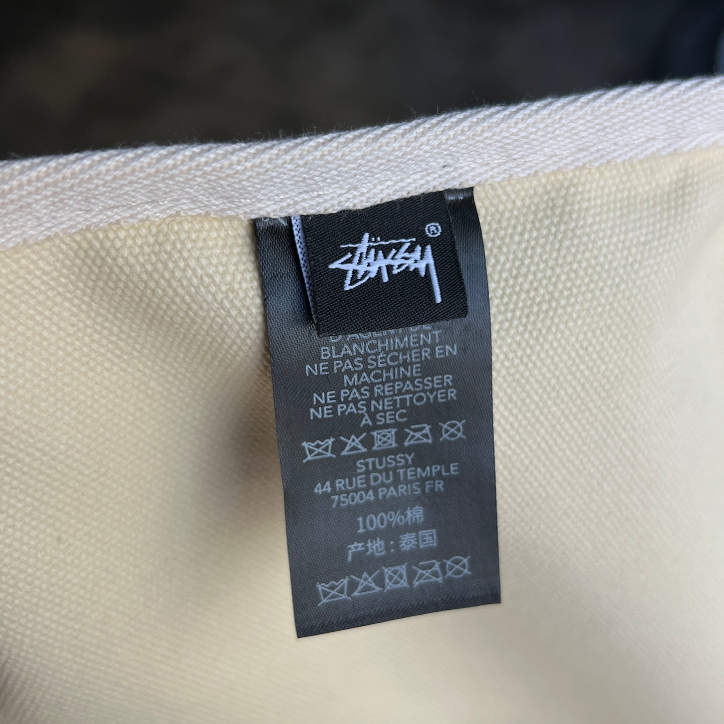 Stussy Canvas Tote Bag