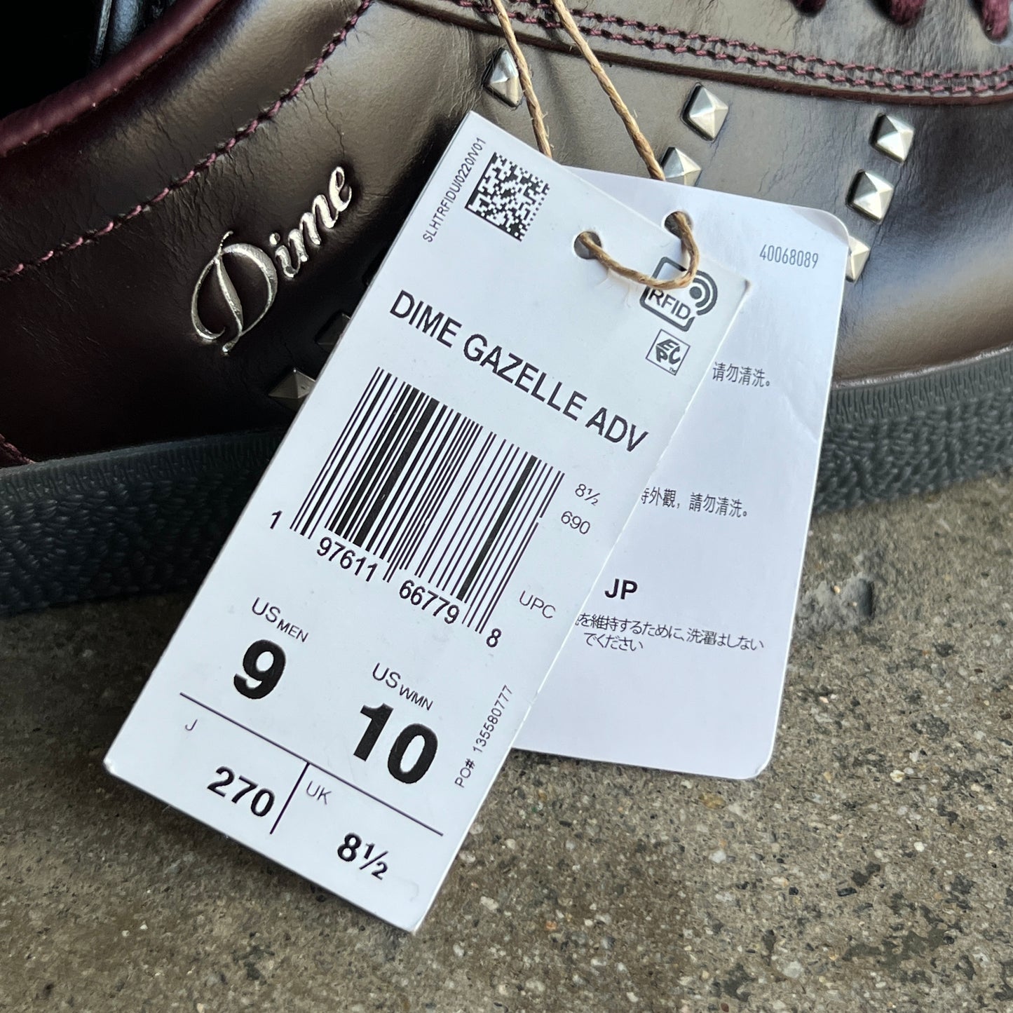 Dime Leather Gazelle