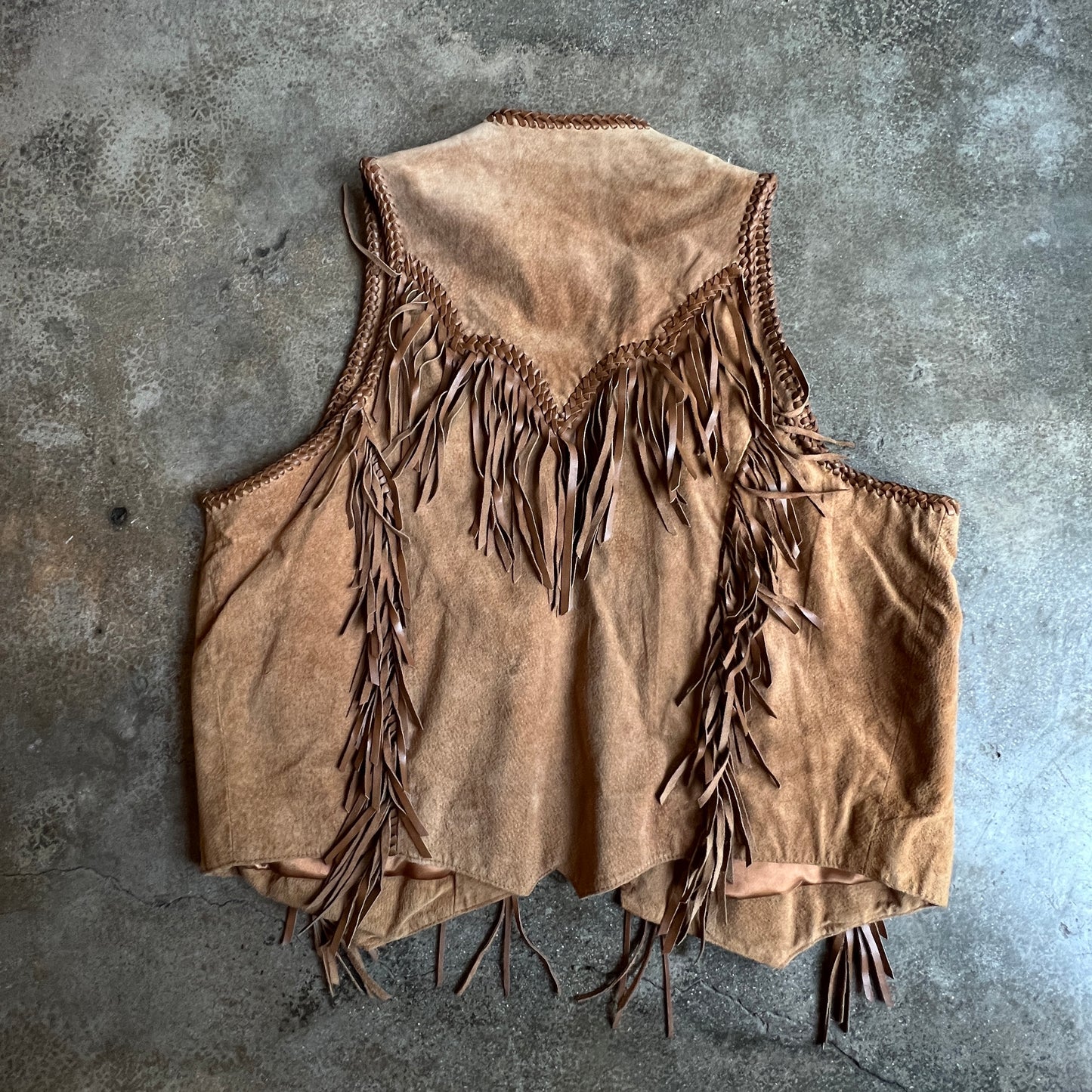 Vtg Scully Western Leather Vest