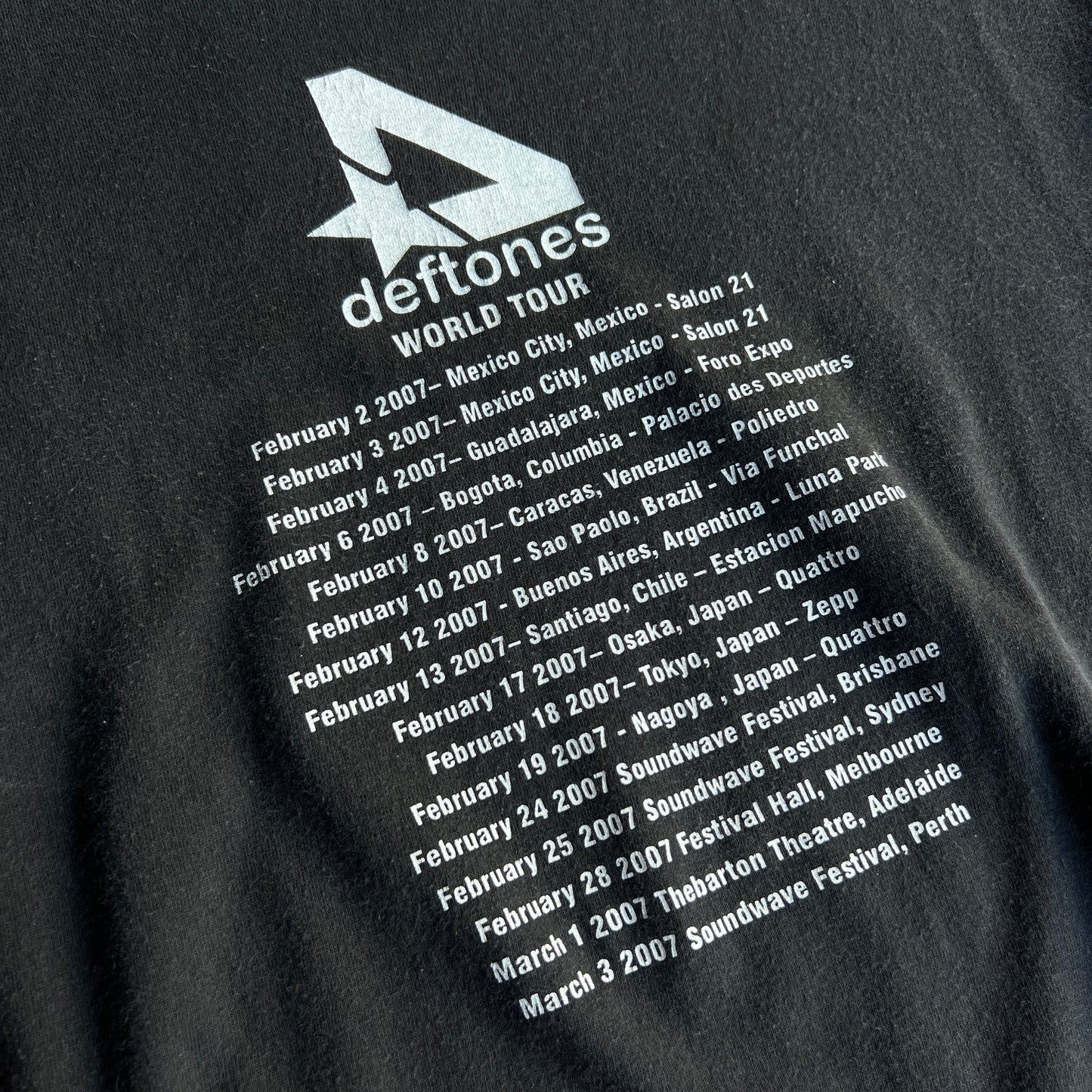 Deftones World Tour Tee