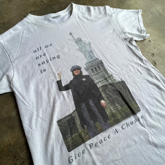 John Lennon “Give peace a chance” tee