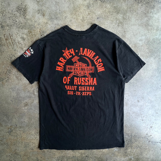 Vtg 78’ Harley Davidson of Russia tee