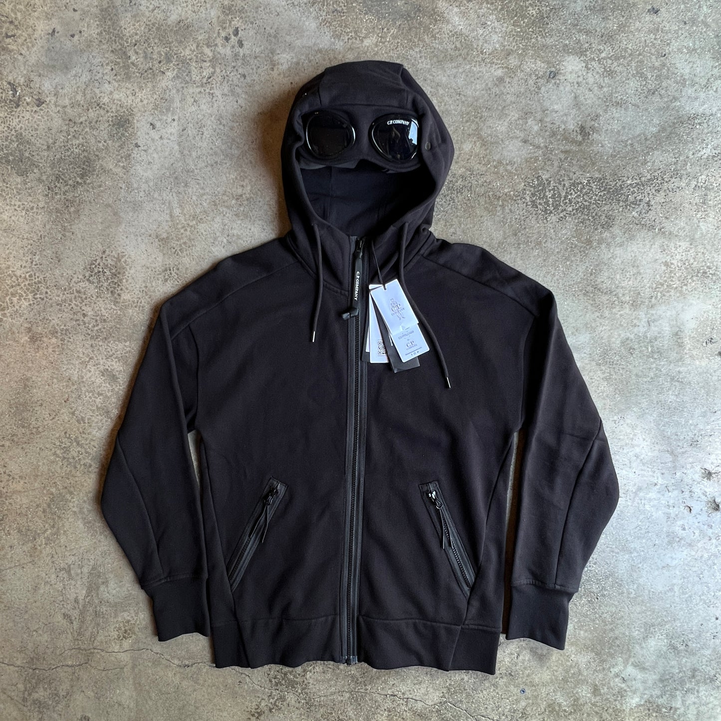 C.P. Company Zip Hoodie / Googles