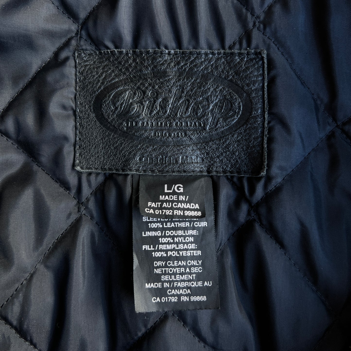 Vtg Chrysler Leather Varsity