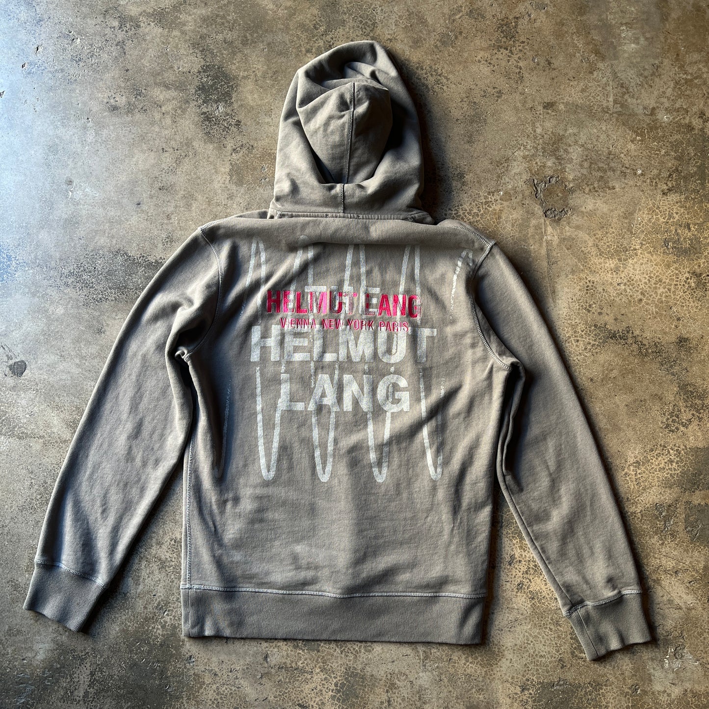 Helmut Lang Pebble Pelvis Standard Hoodie