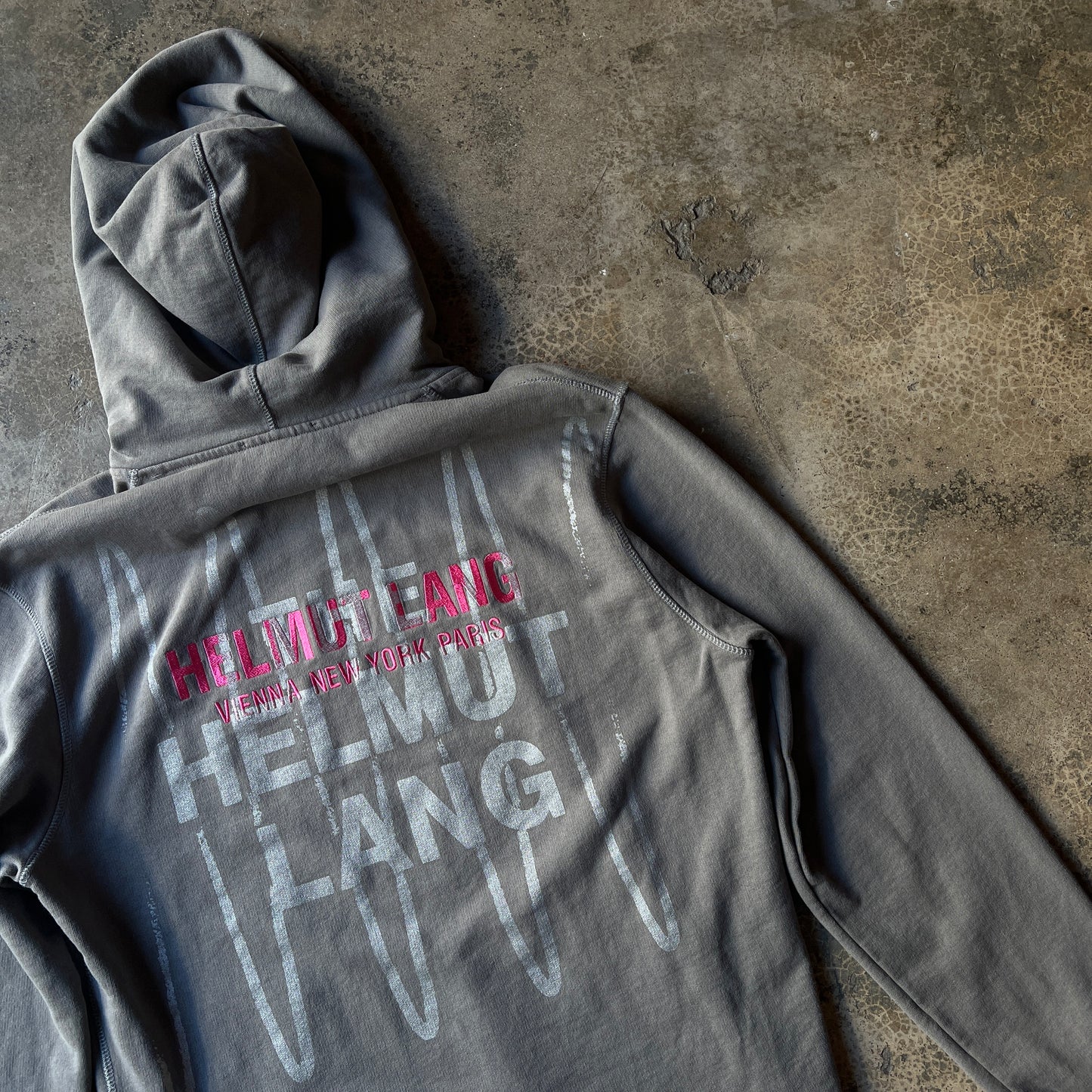 Helmut Lang Pebble Pelvis Standard Hoodie