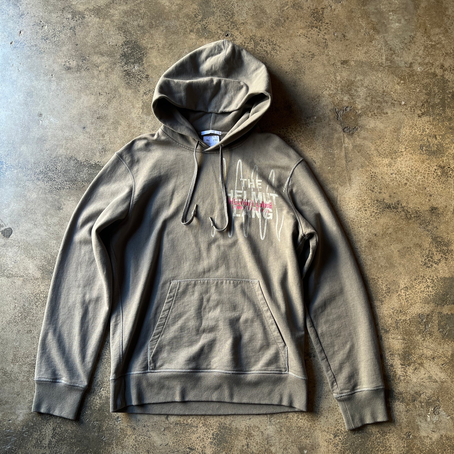Helmut Lang Pebble Pelvis Standard Hoodie