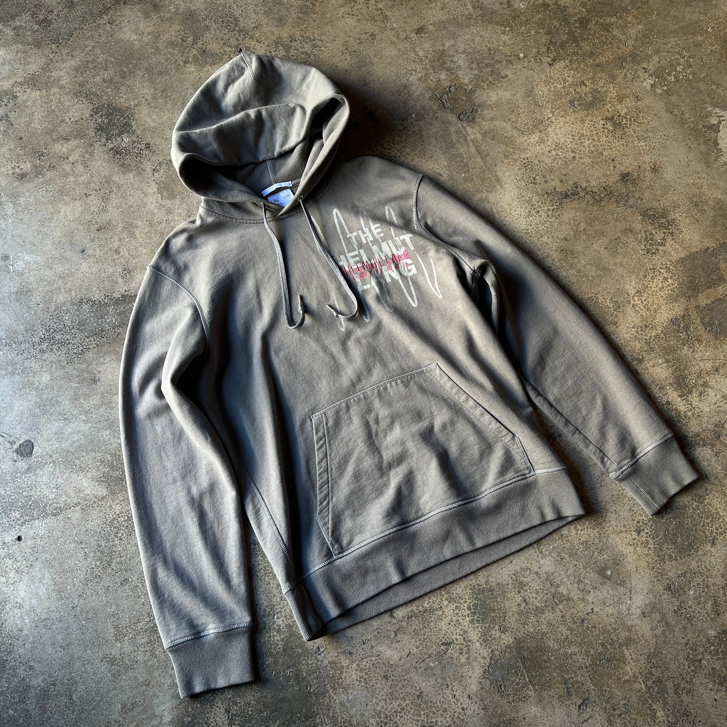 Helmut Lang Pebble Pelvis Standard Hoodie
