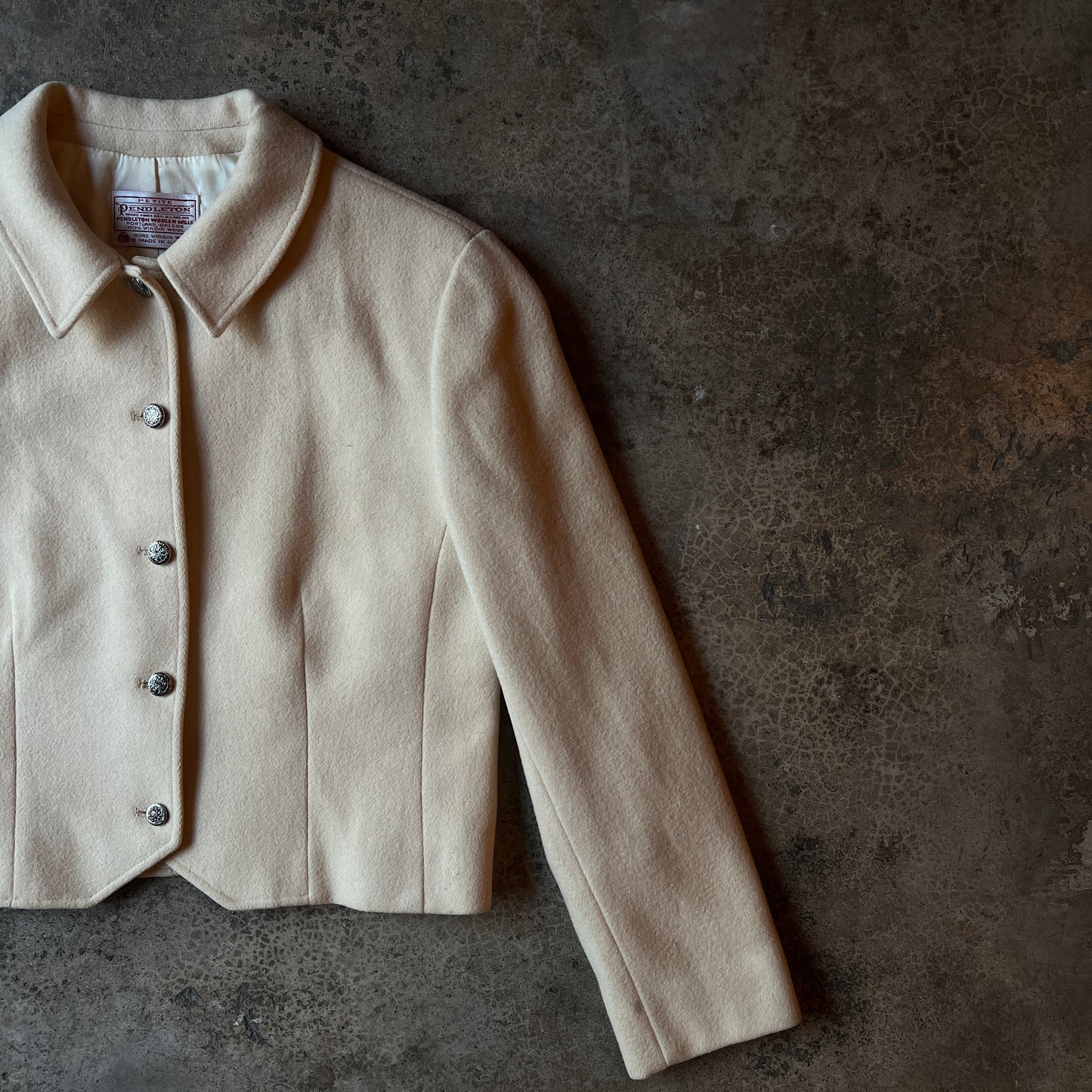 Pendleton Vintage Blazer Cropped