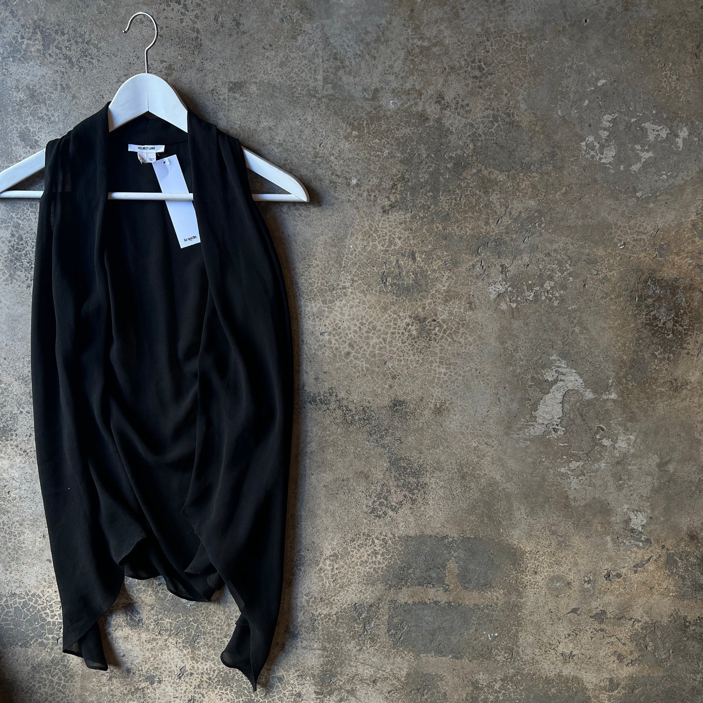 Helmut Lang sleeveles shirt