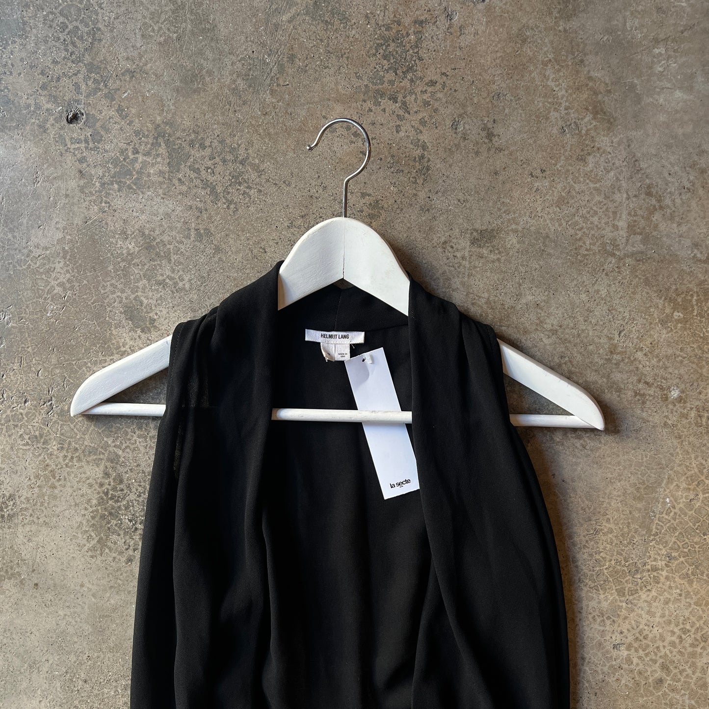 Helmut Lang sleeveles shirt
