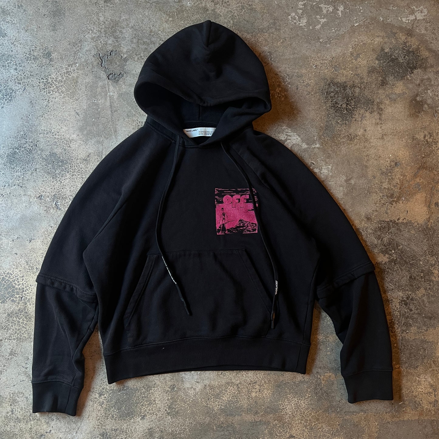 Off-White Skull Graphic Hoodie
