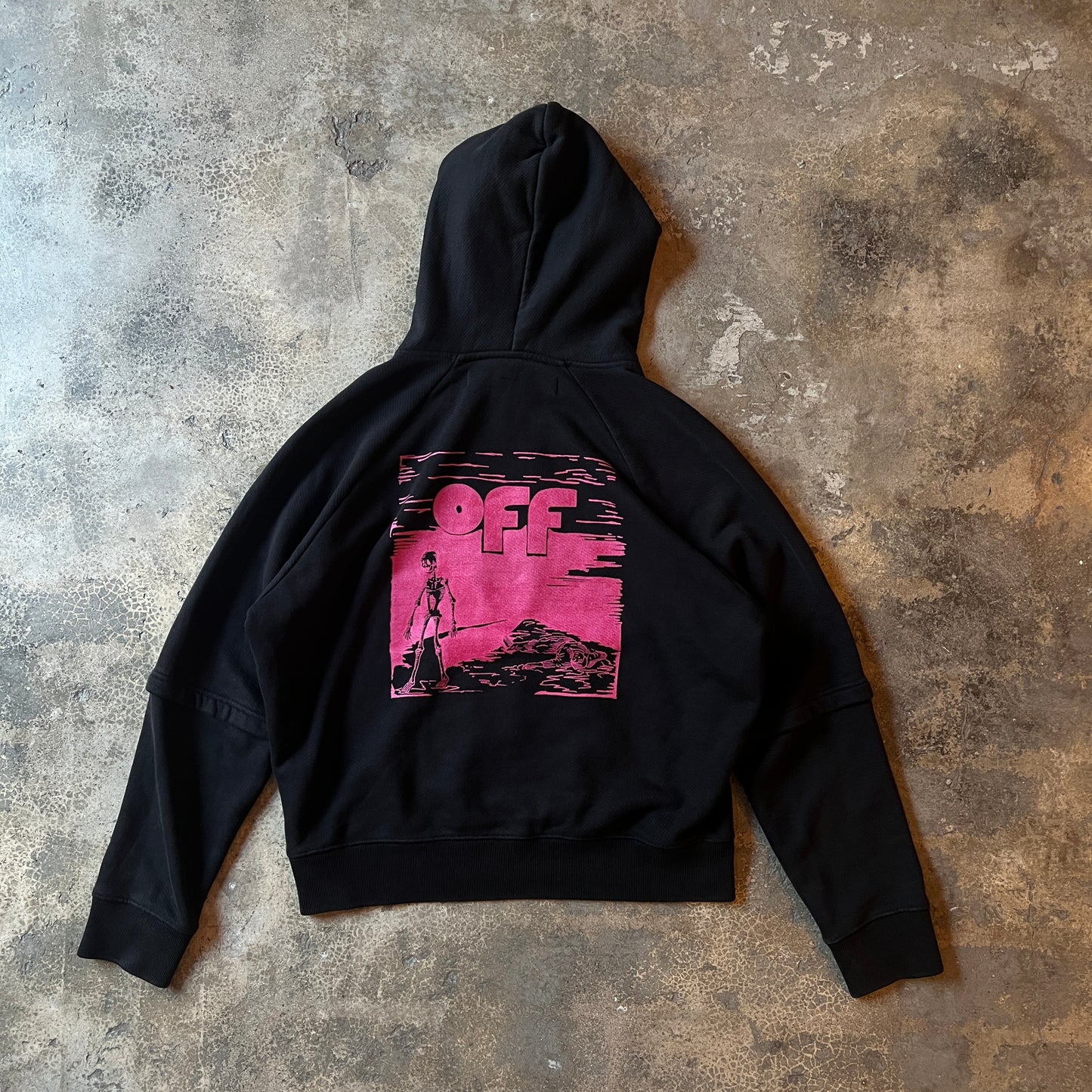 Off-White Skull Graphic Hoodie