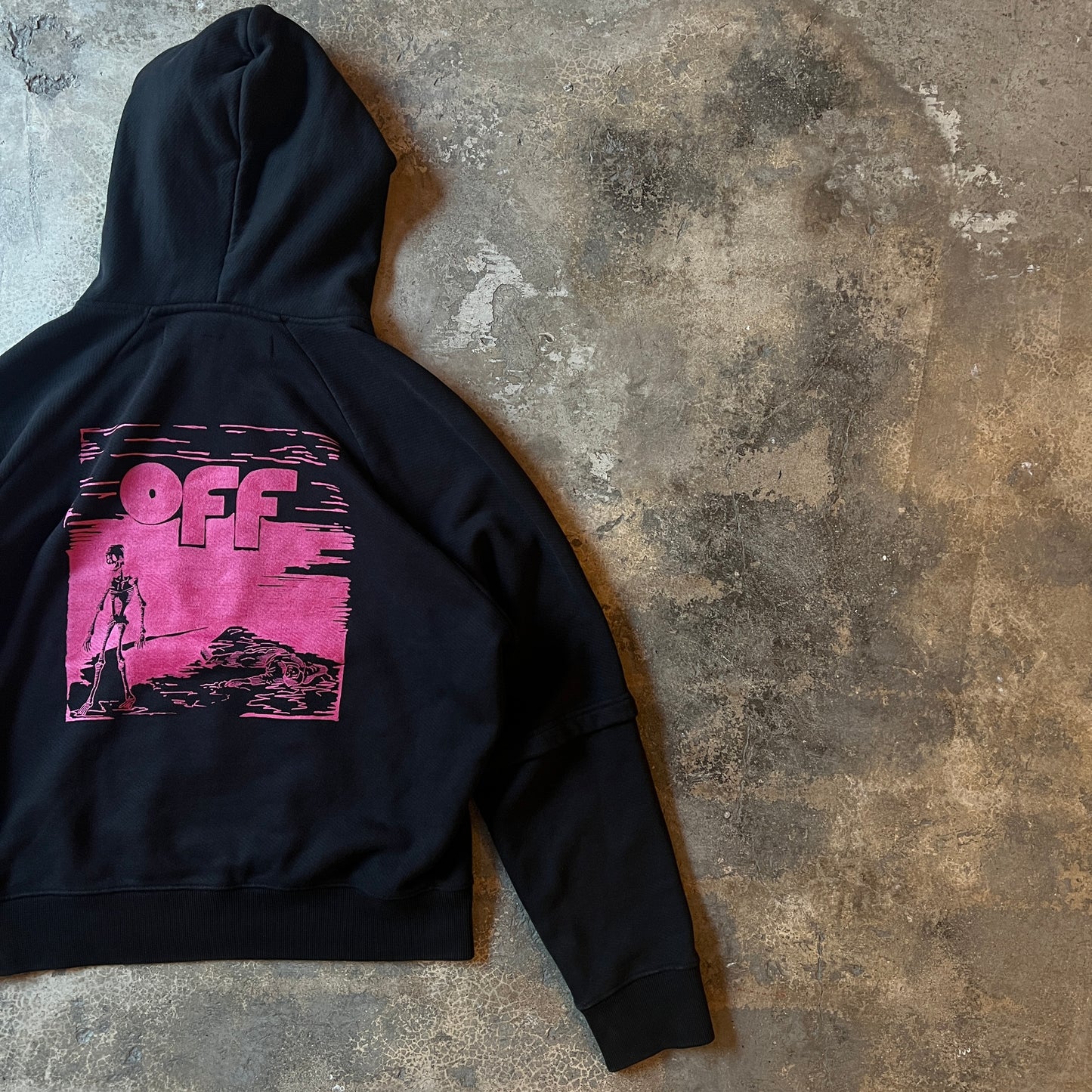 Off-White Skull Graphic Hoodie