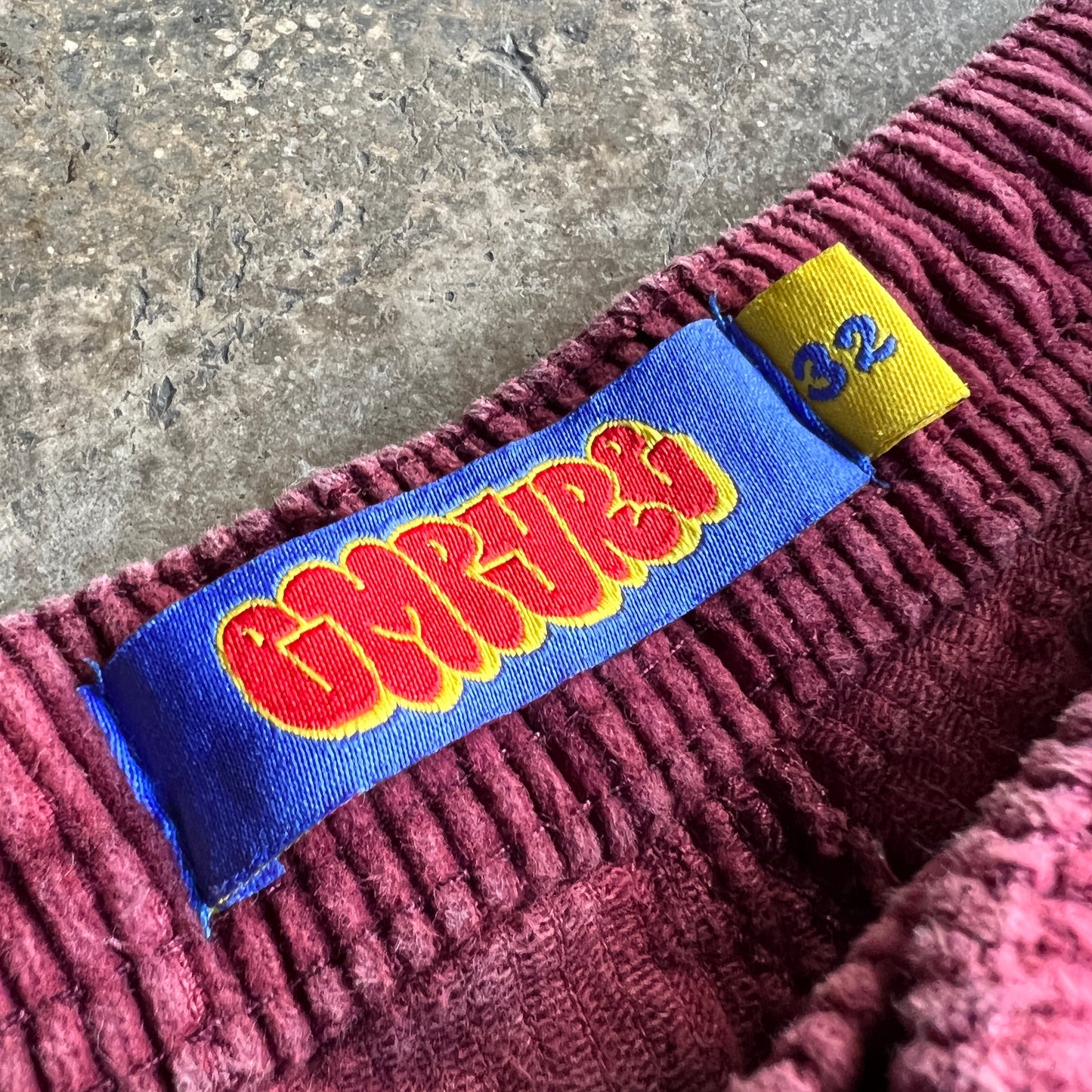Burgundy Cords 32