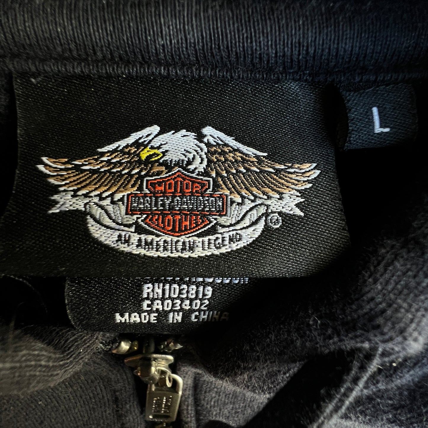 Harley Davidson Zip Hoodie
