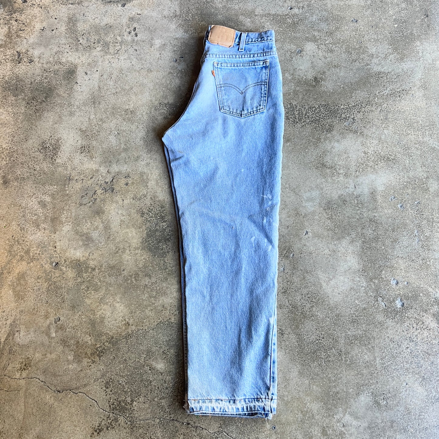 80’s Baggy Orange Tab