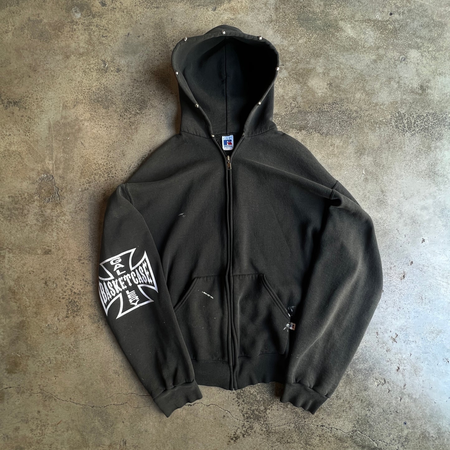 BasketCase Gallery Russell Vtg Zip-Hoodie