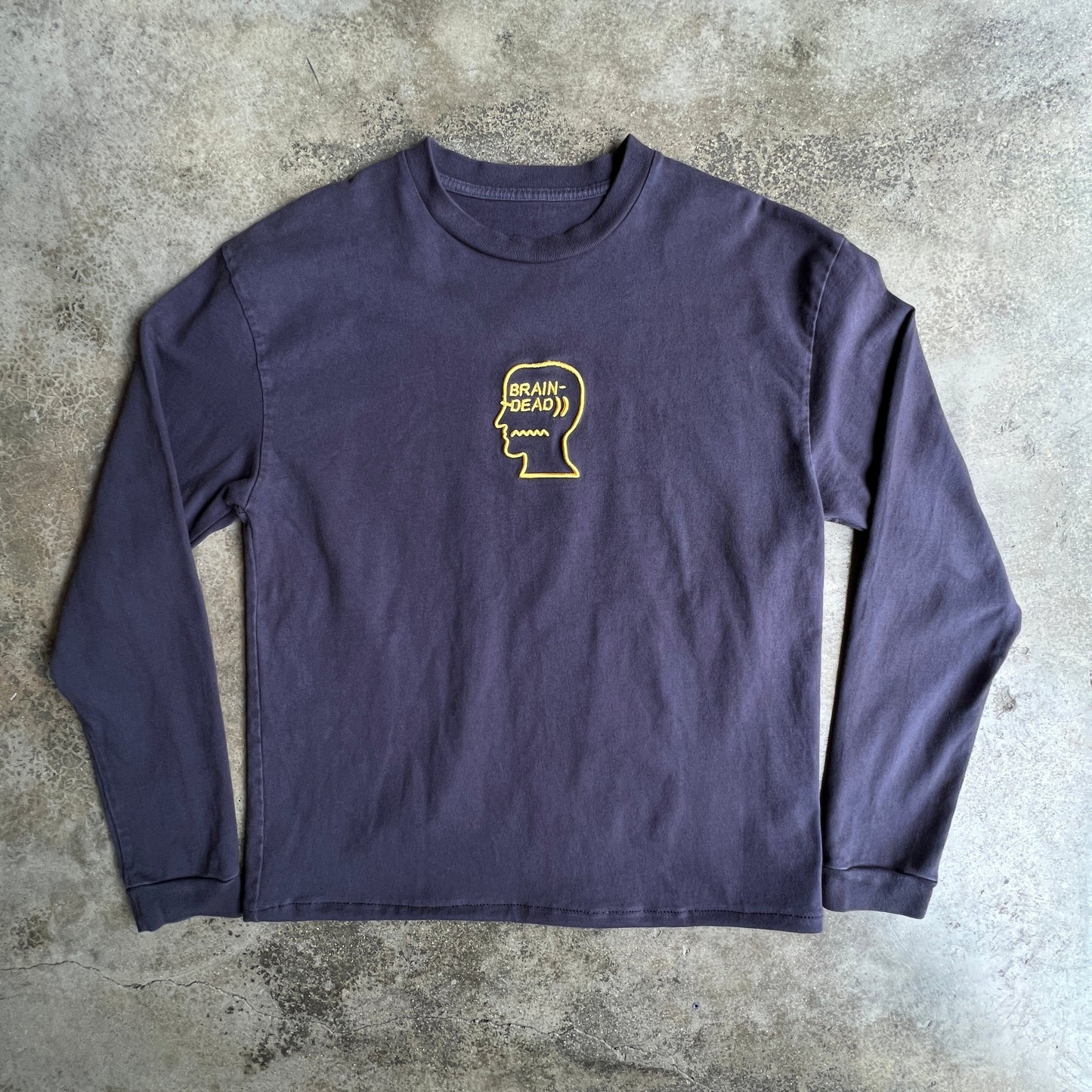 Brain Dead 3D Emblem Longsleeve