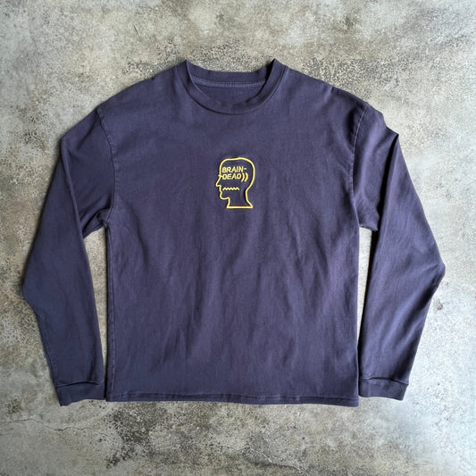 Brain Dead 3D Emblem Longsleeve