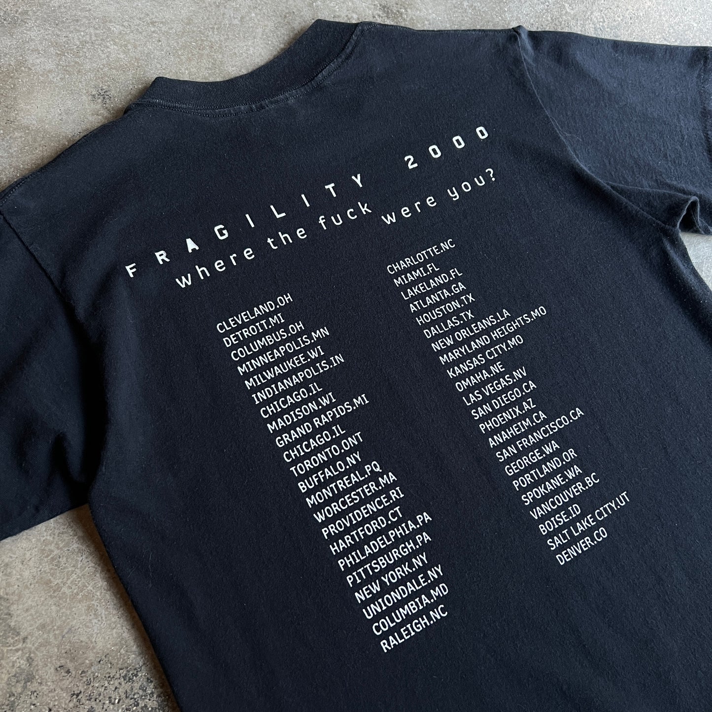 Nine Inch Nailes Tee 2000 Tour