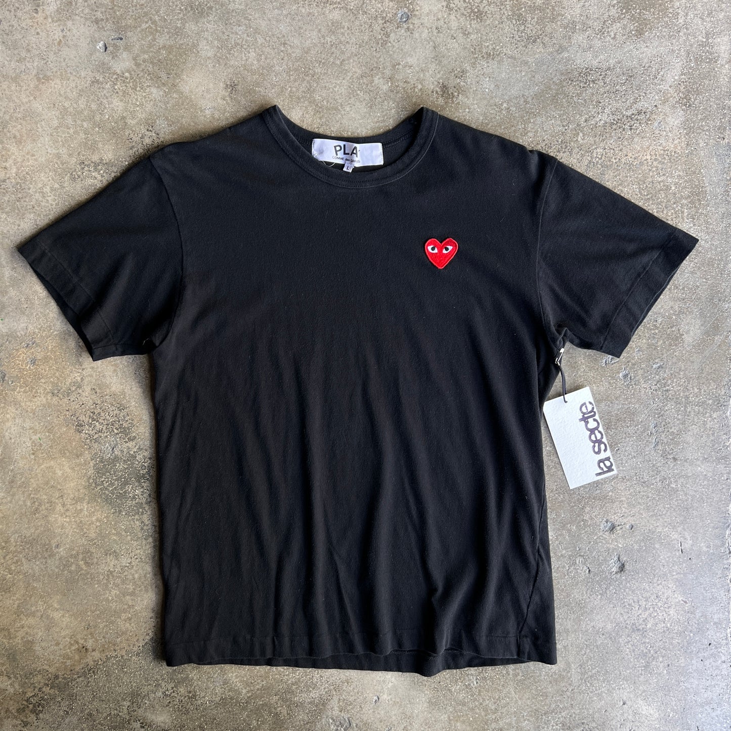 CDG Play Black Tee