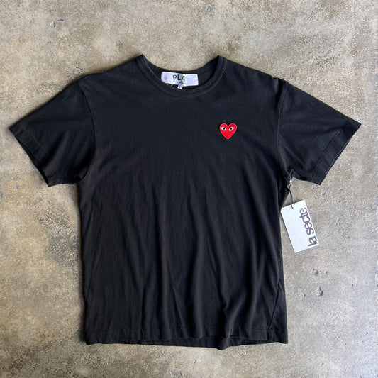 CDG Play Black Tee