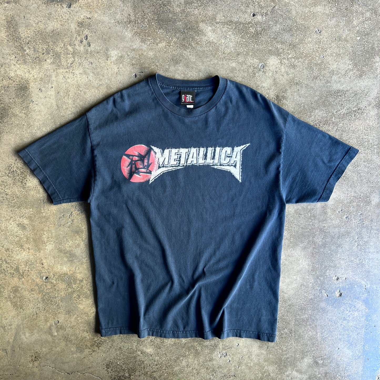 Vtg Metallica Giant Tag