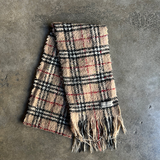 Check Merino Scarf