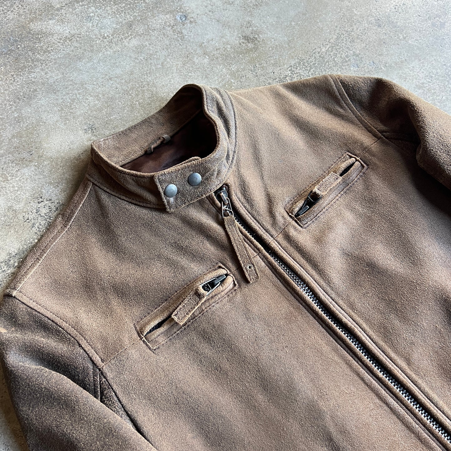 Diesel Suede Coffee Racer Jacket