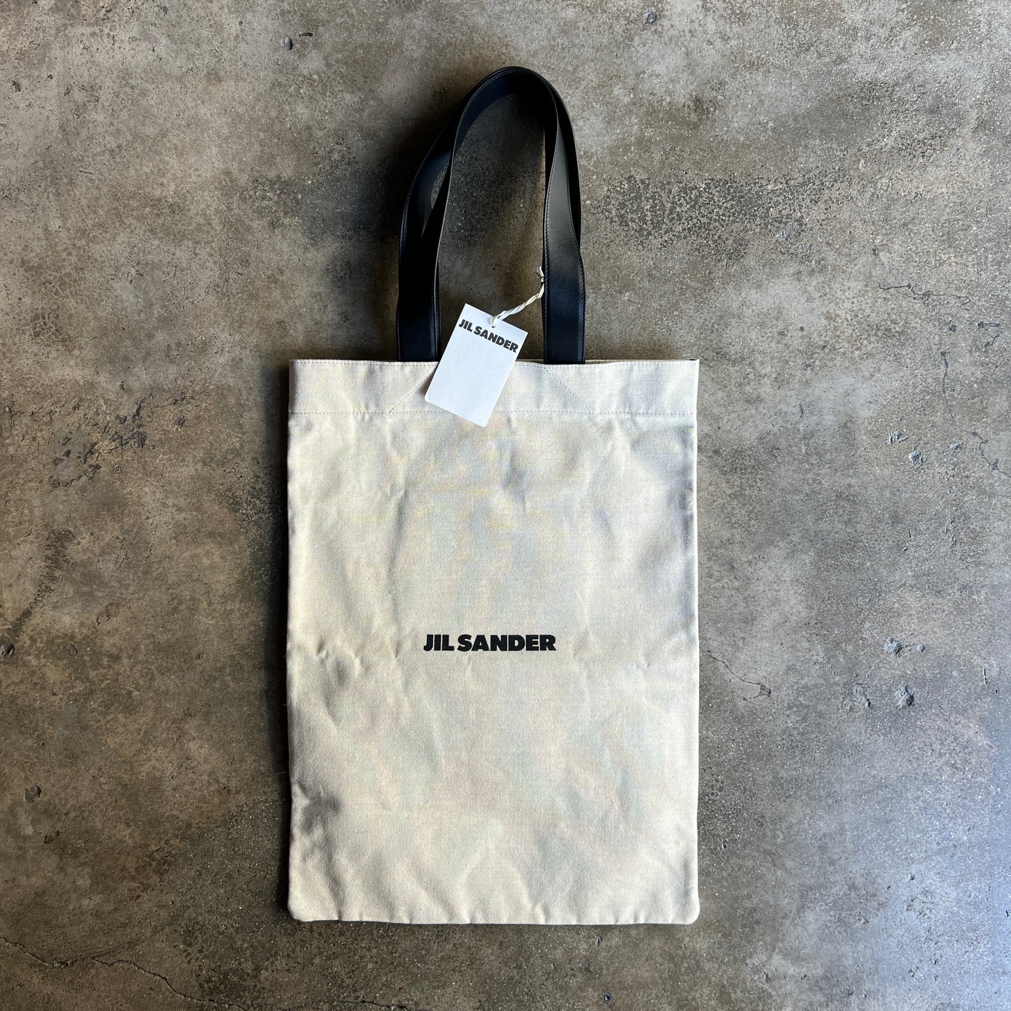 Leather Strap Tote Bag