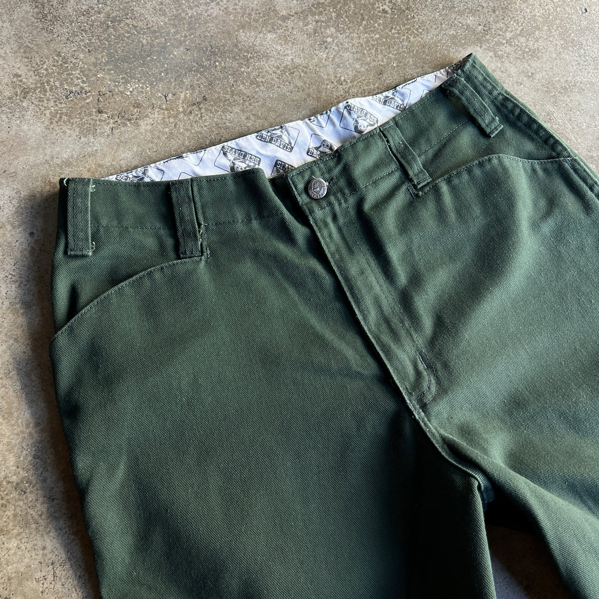 Green Work Pants