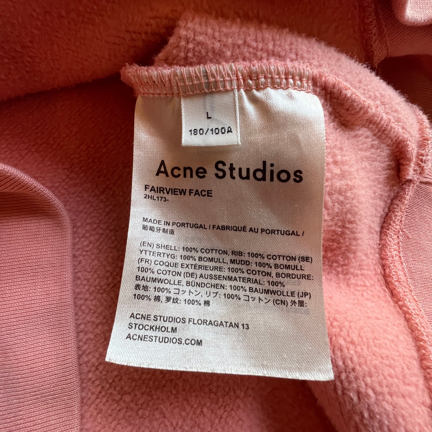 Acne Studios Fairview Face Crewneck