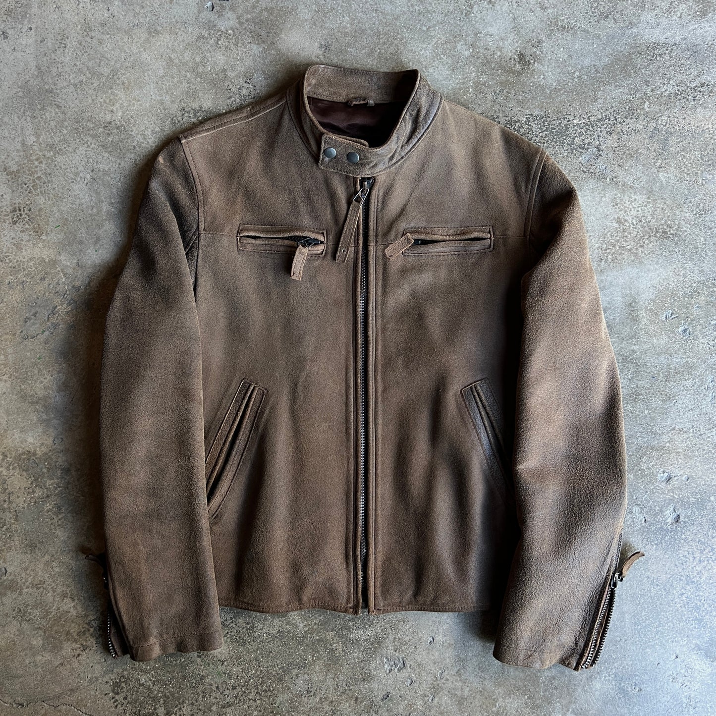 Diesel Suede Coffee Racer Jacket