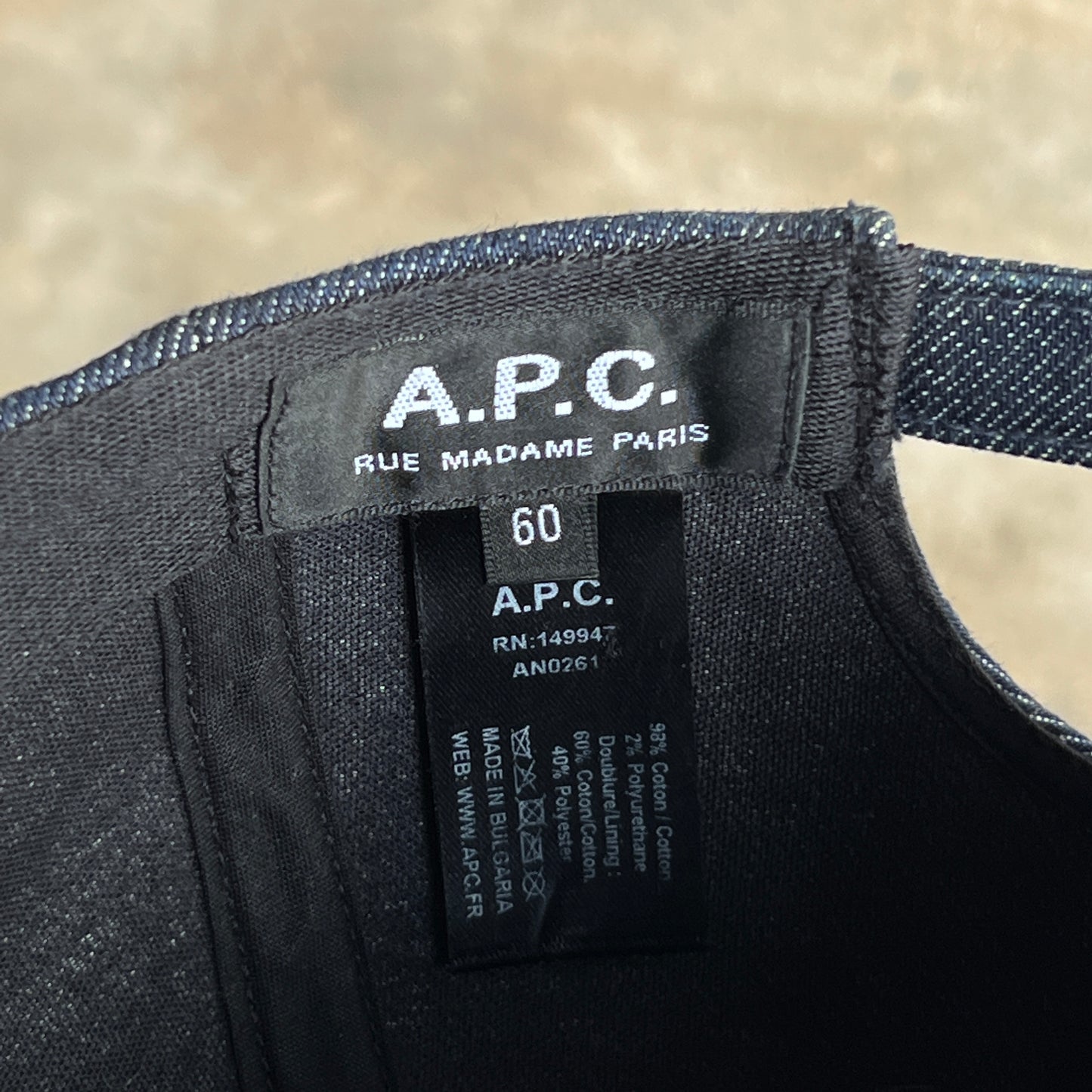 A.P.C Denim Hat