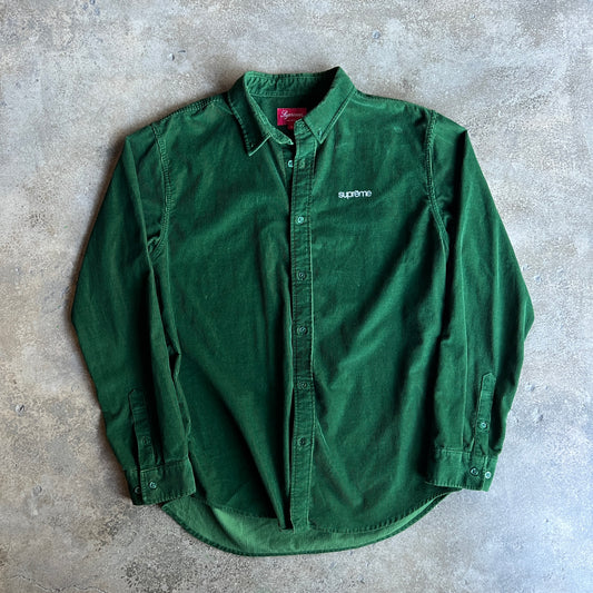 Green Corduroy Overshirt