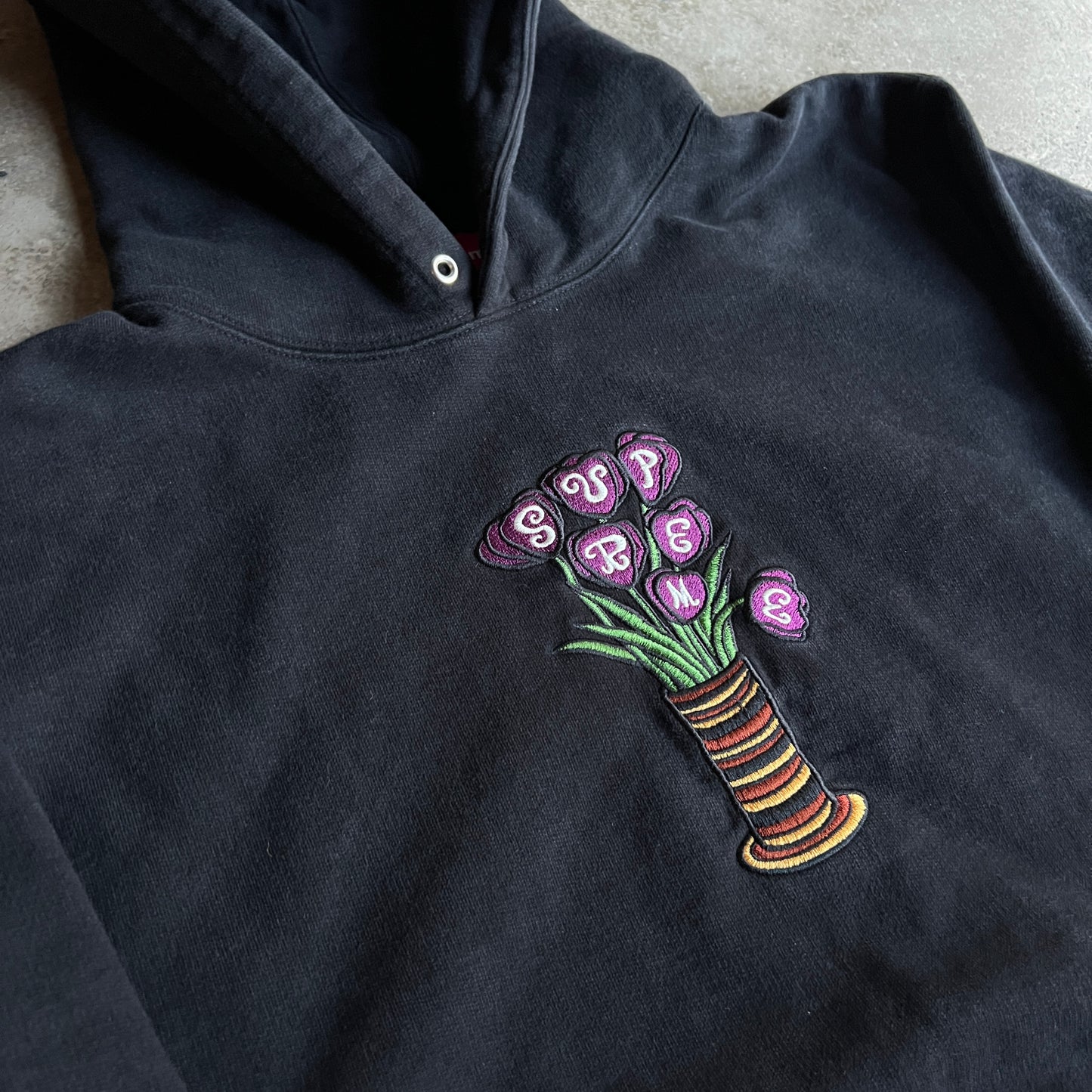 FW18 Supreme Flowers Hoodie