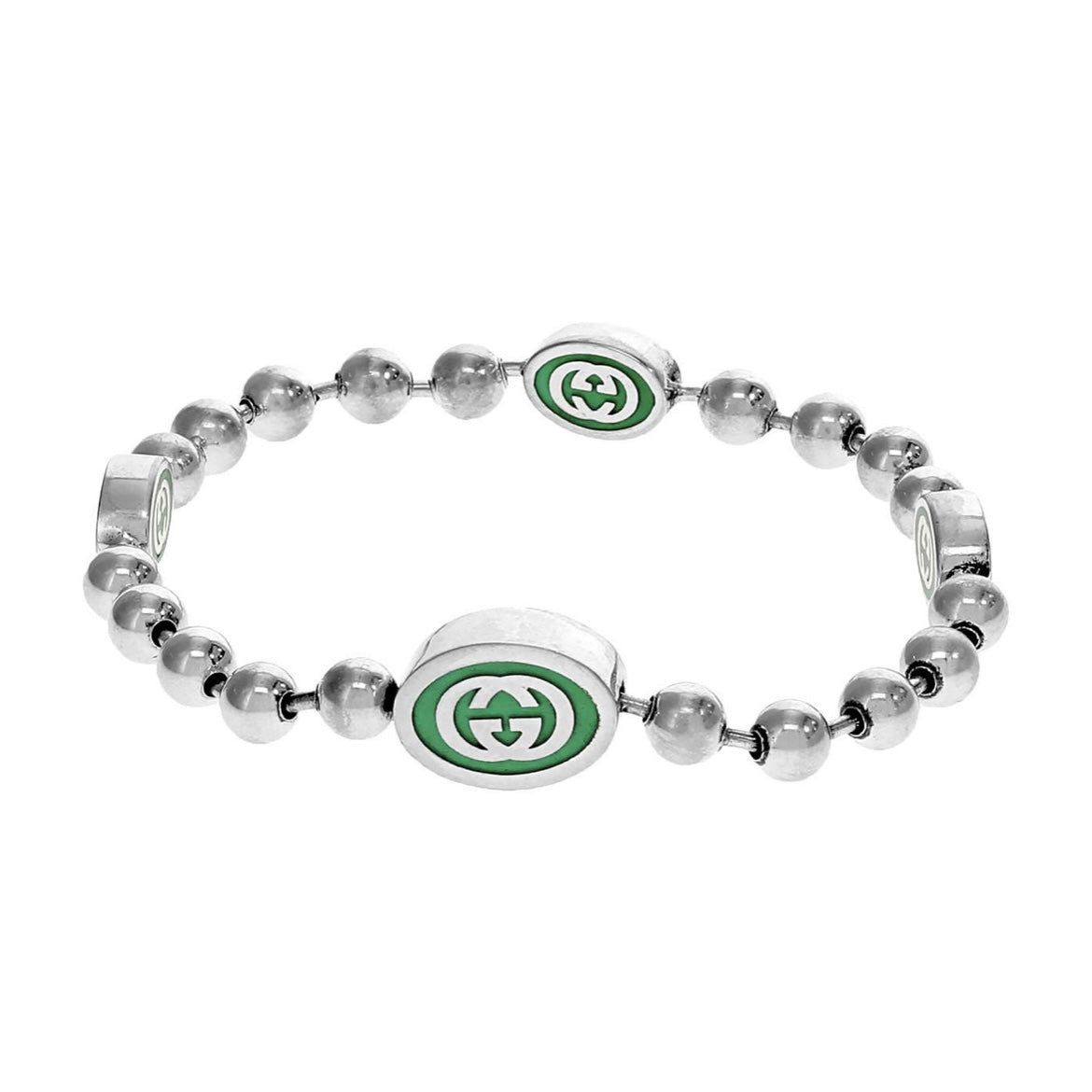 Boule Green Imperial Silver .925 Bracelet