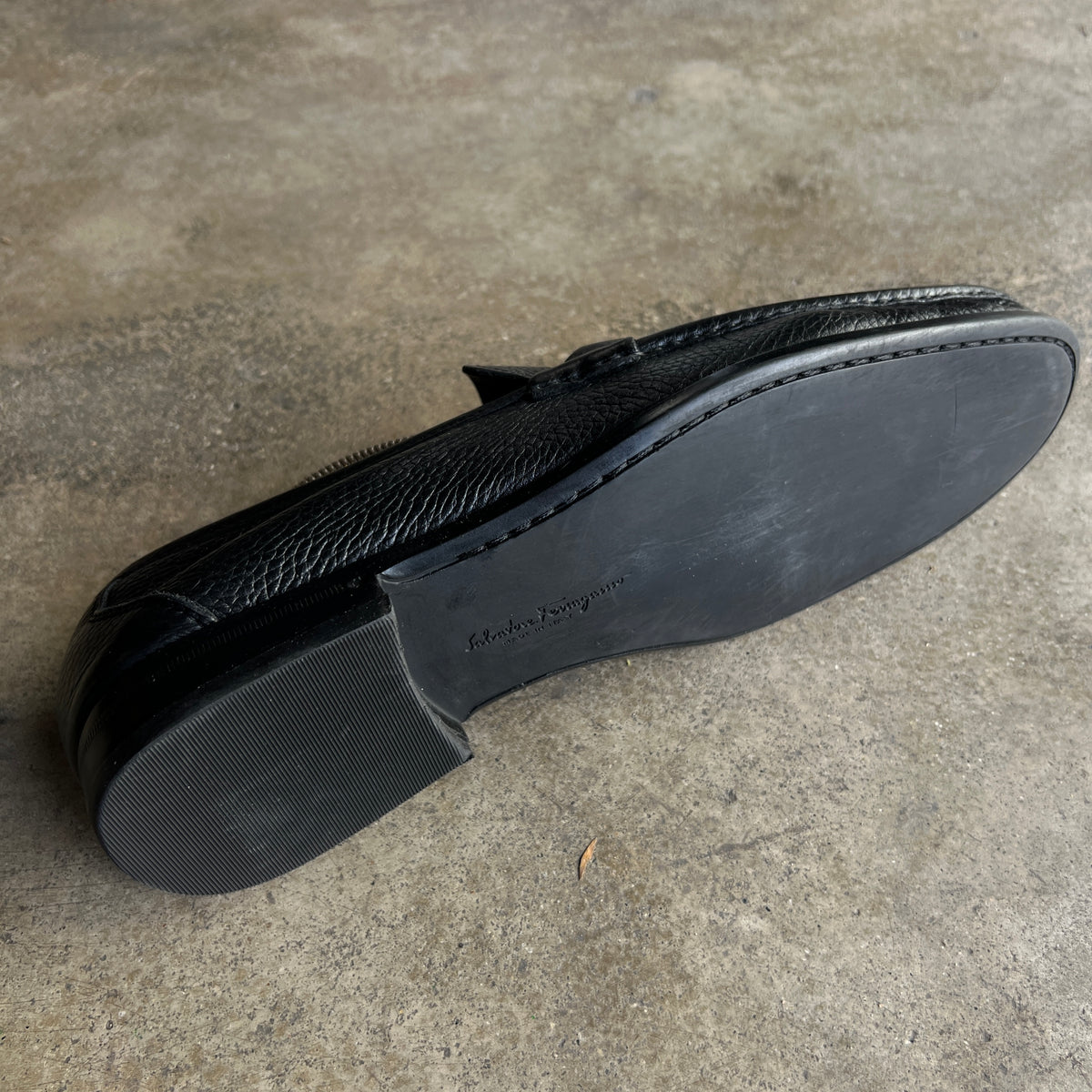 Pebble Leather Loafers