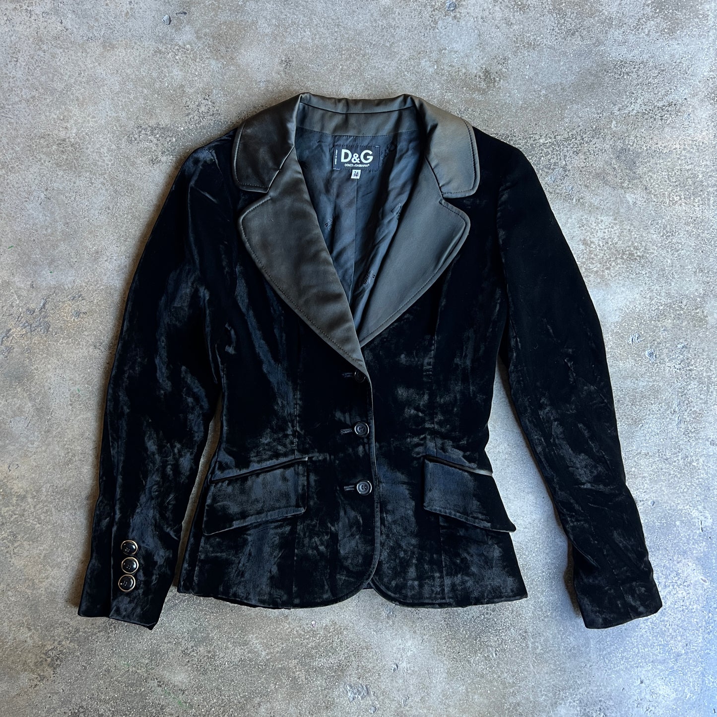 D&G Velvet Blazer